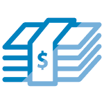 better value icon-stack of money